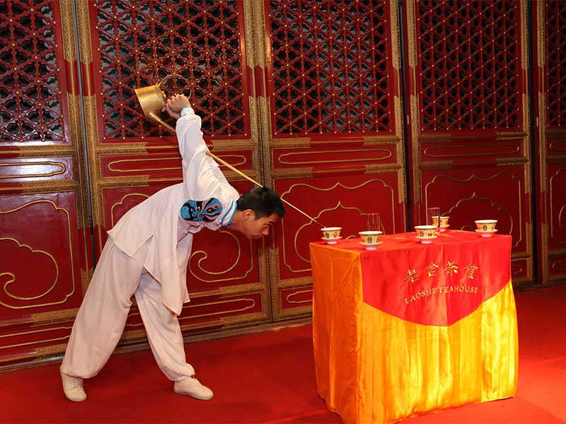 長(zhǎng)嘴壺茶藝表演 功夫茶表演